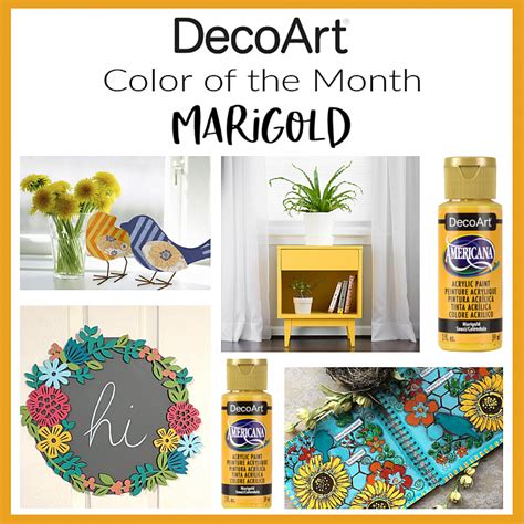 2021 Color Trends: Marigold - DecoArt LLC