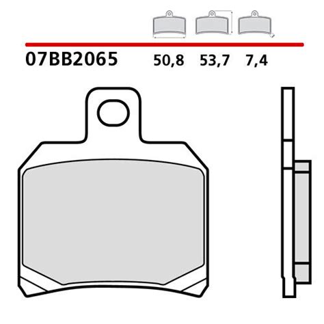 Paire Plaquette de Frein Arrière BREMBO Benelli Tornade Trois 1130 06