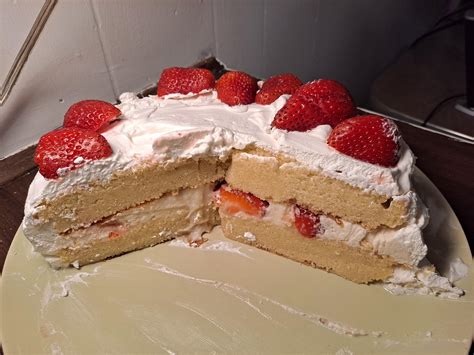 Homemade Strawberry Cassata Cake Rfood
