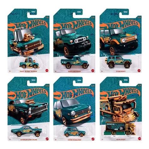 Hot Wheels Anivers Rio Anos Set C Verde E Dourado Hdh Parcelamento Sem Juros