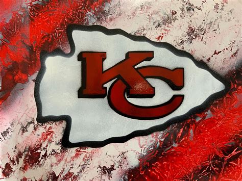 Kansas City Chiefs Art Kansas City Chiefs Poster Spray Paint Art