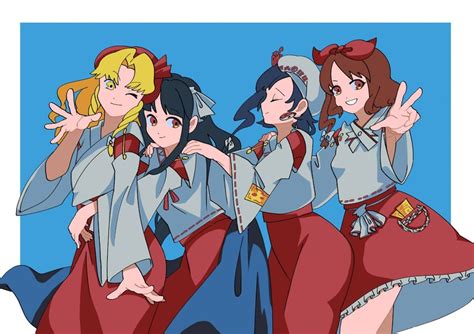 Girl Who Trained On Mt Haku Hourai Girl Moonlight S Anti Soul And Blonde Shrine Maiden From