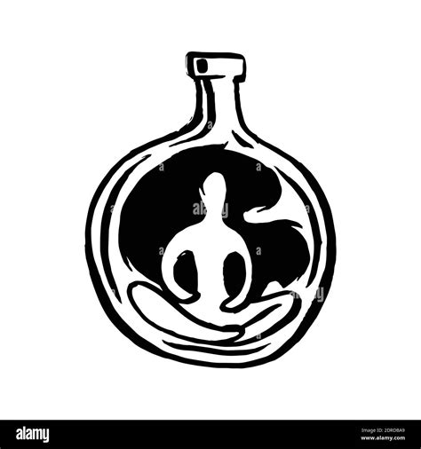 Woman Alcoholic Sad Stock Vector Images Alamy