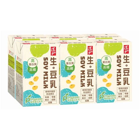 道地生豆乳六包裝250ML