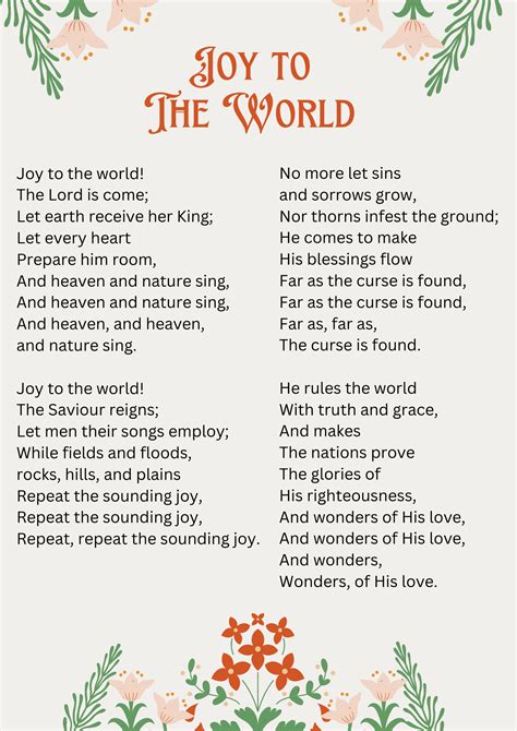 New song lyrics will soon feature the phrase joy cometh in the morning 28