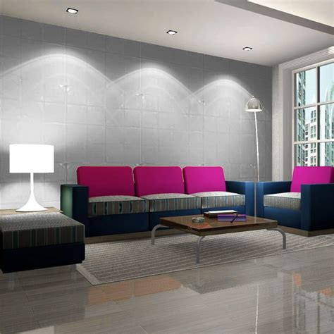 3D Wall Panels 24" x 24" Self-stick Decorative for Living Room Bedroom Tiles 3.88 Square Feet ...