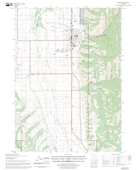 afton wy fstopo legacy map forest service topo avenza maps