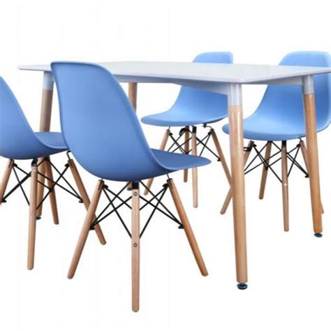 Conjunto Mesa Y 4 Sillas Gris 19900