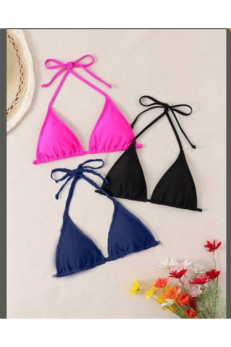 nuriçgiyim 3lü karmaşık renk bikini üstü set Fiyatı Yorumları