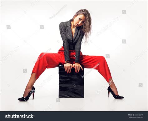 Gorgeous Brunette Sitting Images Stock Photos Vectors Shutterstock
