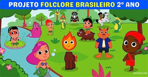 Escola Games Lendas Do Folclore - Lendas do folclore brasileiro para imprimir – Artofit