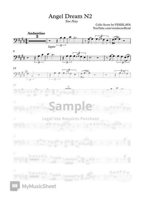 Tom Petty - Angel Dream N2 Sheet Music by Vesislava