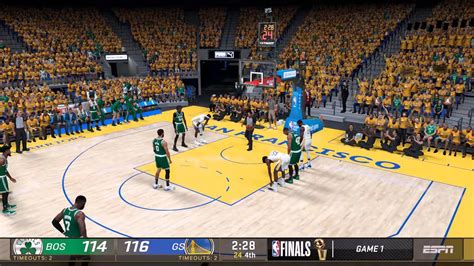 Nba 2k22 Ultra Modded Finals Live Celtics Vs Warriors Full Game 1