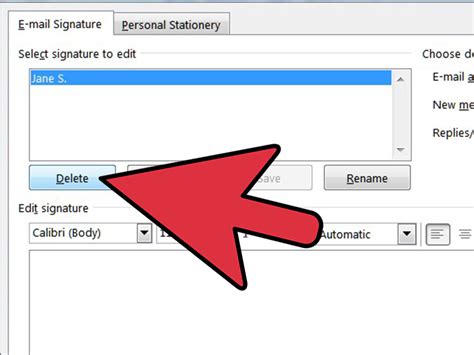 Как удалить подпись из электронного письма - wikiHow