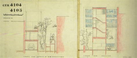 Planos De Casa Curutchet Tecnne Arquitectura Y Contextos