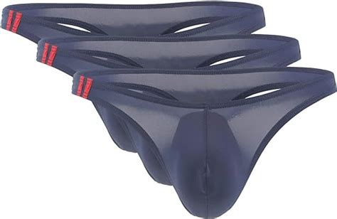 Panegy Herren String Tanga Dünn Eisseide Unterhose Low Rise Bikini