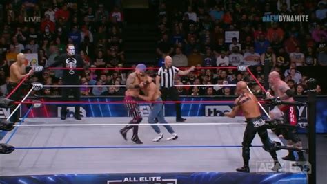 Aew Sting Darby Allin And Orange Cassidy Vs The Butcher The Blade And