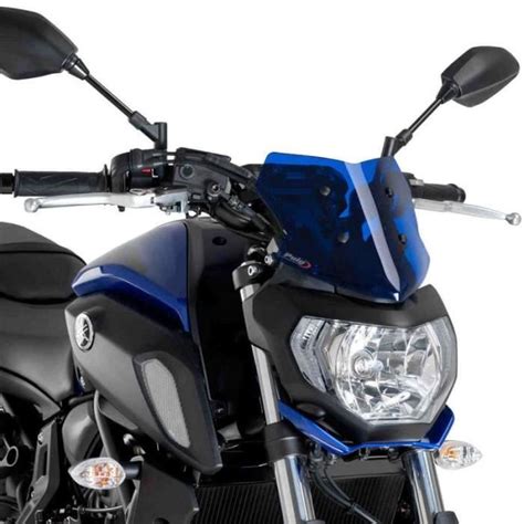 Bulle Puig NAKED NEW GENERATION 9666 Yamaha MT 07 18 Fumé Foncé Cdiscount Auto