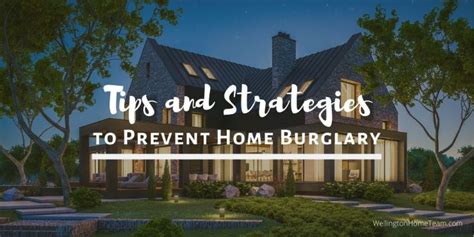 how to prevent home burglary