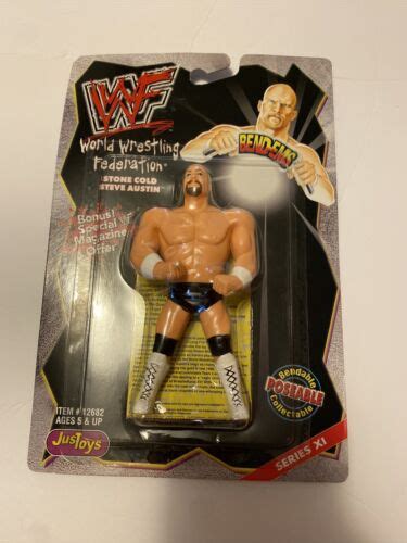 Wwf Bend Ems Stone Cold Steve Austin Justoys Series Xi Figure Nip Wwe