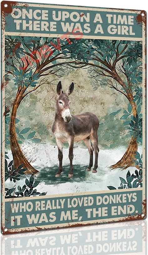 Amazon Aperiy Donkey Farm Becomes A Strong Poster Metal Tin