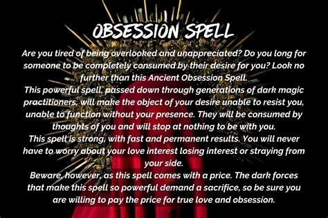 OBSESSION SPELL, Make Them Obsess Over You With This Fast Acting