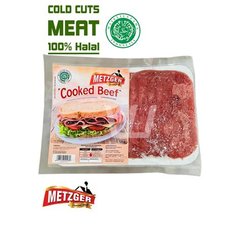 Jual Metzger Daging Sapi Halal Ham Cooked Beef Sandwich Club 150G