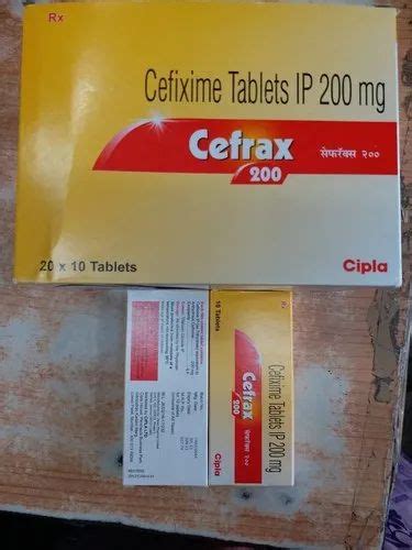 Cefixime Tablets IP 200 Mg At Rs 65 Strip Lalganj Nagpur ID