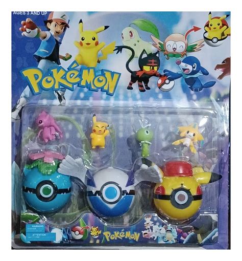 Pokemon Zestaw W Figurki Figurka Pokeball Kula