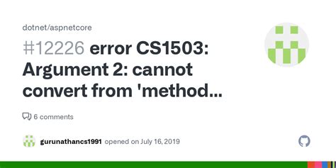 Error Cs Argument Cannot Convert From Method Group To