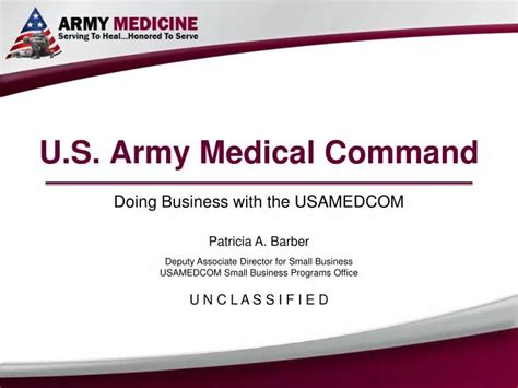 Ppt Us Army Medical Command Powerpoint Presentation Free Download