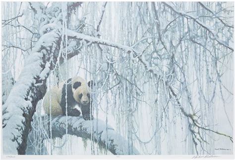 Robert Mclellan Bateman Winter Filigree Giant Panda Mutualart