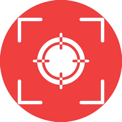 Crosshair Generic Color Fill Icon