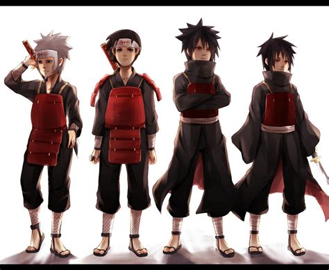 tobirama. hashirama. madara. izuna by nakamurakenji1993 on DeviantArt