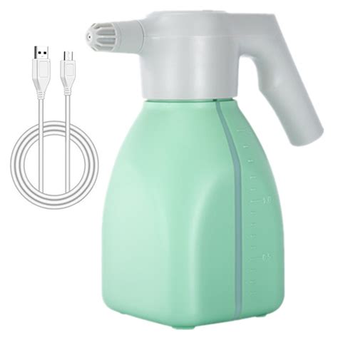 Электрический распылитель для растений, лейка с насадкой зеленого цвета ...