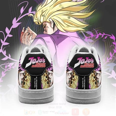 Hot Giorno Giovanna Jojo Anime Naf Nike Air Force Shoes Express Your Unique Style With Boxboxshirt