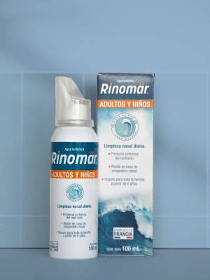 Rinomar Spray Nasal Adultos y Niños Agua Isotónica para Higiene Nasal