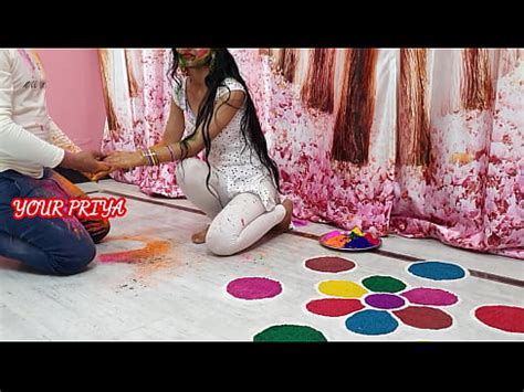 Holi Special Indian Priya Had Great Fun With Step Brother On Holi Occasion XVIDEOS
