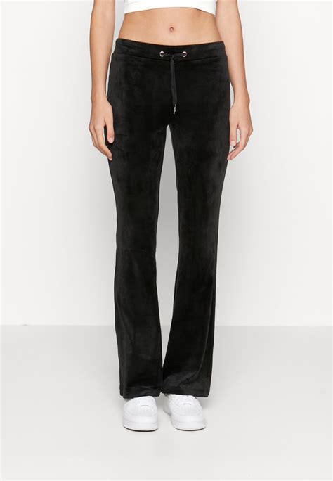 Gina Tricot Tall Velour Tracksuit Bottoms Black Zalandoie