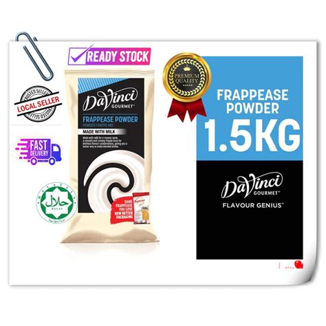 Free Gift Frappease Powder Frappe Mix 1 5Kg DaVinci Gourmet Shopee