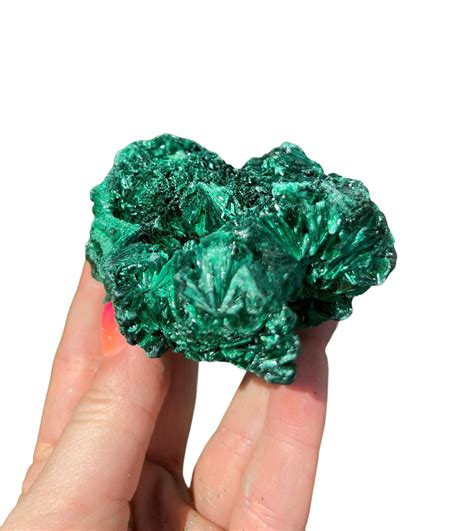Raw Velvet Malachite Specimen No5 New Moon Beginnings