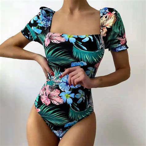 Busydd One Piece Swimsuits For Women Tummy Control Bikini Swimwear