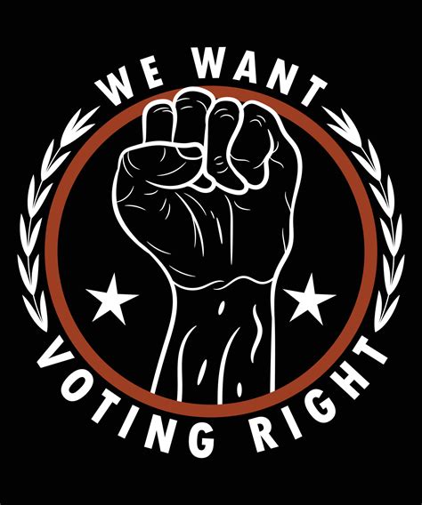 Queremos Votar - queremos votar diseño de camiseta de círculo de vector de mano derecha ...