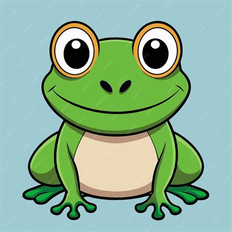 Olho De Sapo Desenho - Um desenho de desenho animado de um sapo com olhos grandes e olhos ...