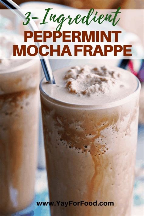 3 Ingredient Peppermint Mocha Frappe Artofit