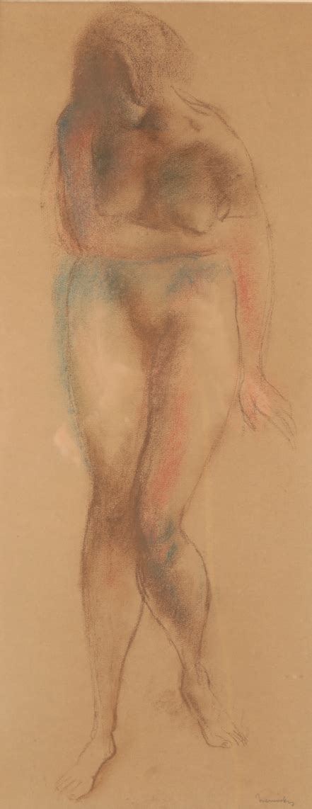 Bernard Meninsky Standing Nude Mutualart