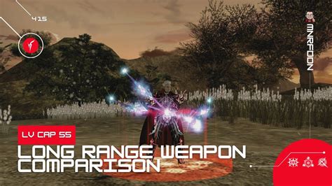 rf   lv cap  long range weapon comparison bow youtube