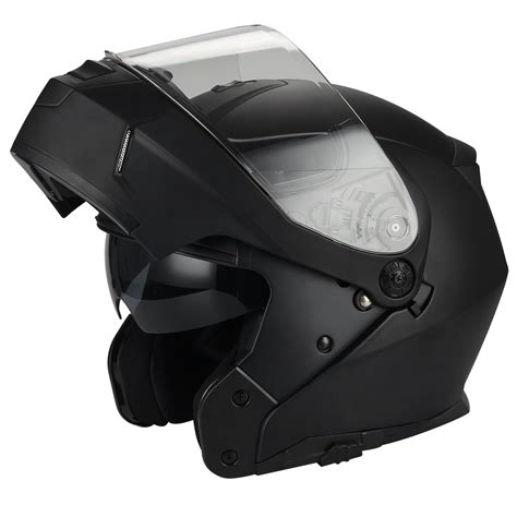 Amazon.com: Traiangle Motorcycle Helmets Modular Dual Visor Flip Up ...