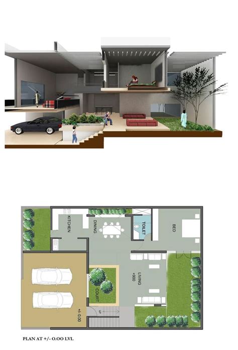 Pin By Khyati Gardharia On Inspiration Model House Plan Duplex House