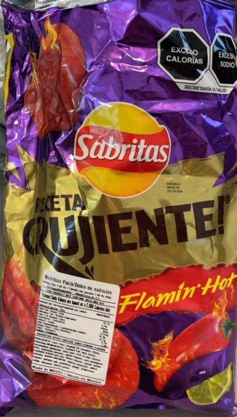 Sabritas Xtra Flamin Hot Chips Mexicanos BOLSAS 45 G 47 OFF